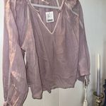Urban Outfitters NWT UO Wild Horses Tassel Blouse In Lilac Photo 5