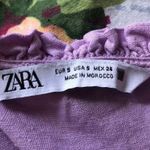 ZARA Lavender Linen Sun Dress Size S Photo 2