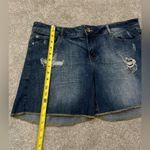 Refuse Distressed Denim Jean Dressy Shorts Size Large Stylish Photo 1