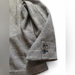 Old Navy  XL Classic Glen Plaid Blazer for Women Black & White, EUC Photo 5