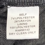 London Times NWT  Floral Ruffle Sheath Dress Womens 8 Black Knit Modest Church Photo 6