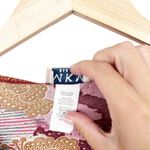 MKM Designs Vintage Hippie Boho Bell Sleeve Shirt Sz S Photo 2