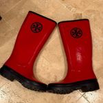 Tory Burch Red logo rain boots Photo 4