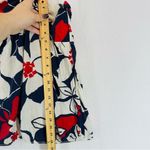 American Eagle  Tie Neck Tube Top Floral Large White Photo 2