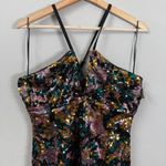 Dress the Population  Amiya Sequin Bodycon Mini Dress Women Large Multi Party NWT Photo 5