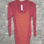 Topshop  Women’s Bodycon Sheet Long Sleeve Dress NWT Size Medium (8-10) Photo 0