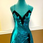 Frederick's of Hollywood Frederick’s of Hollywood Dark Teal Lace Chemise – Size M Photo 0