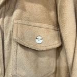 Thread & Supply Polar Fleece Shirt Jacket Shacket Beige Cozy Size M Tan Size M Photo 7