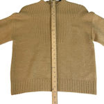 Sophie Rue  Women's Quarter Zip Camel Sweater Size Small Photo 5