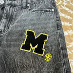 No Boundaries NO BOUNDAIRES HIGH RISE MOM JEANS " FUN DECALS" SIZE 11 Photo 2