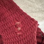 Peru Etnico Women’s Maroon Small Fringe Cardigan Alpaca Photo 5