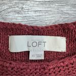 Loft Women's Tank Top Sweater Blouse XS Extra Small Maroon Burgundy Wine Merlot Photo 6