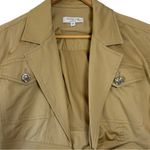 Derek Lam Collection Women's Cropped Wrap Jacket Khaki Military Utilitarian Sz L Photo 4