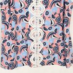 Crown & Ivy Crown Ivy Large Tank Top‎ Crochet Trim Kurta Top Pink Blue Sleeveless Fruit 1246 Photo 5