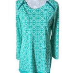 Cabana Life Womens Athletic Dress Golf Stretchy Long Sleeve Green Large UPF 50 Photo 0