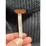 Free People  Solid Gold Ribbed Skirt Black L NWT Flared Knit Cozy Casual Photo 5