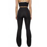PacSun 1980 PAC WHISPER Active Black Cinched Front Flare Yoga Pants Black NWT S Photo 2