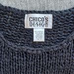 Chico's  black knit sweater vest Photo 2