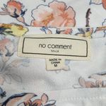 No Comment Floral Ruffle Sleeve Peplum Blouse Size Medium Photo 7