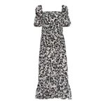 MISA Los Angeles Revolve Misa Diya Midi Maxi Dress Tonal Abstract Ruffles Off Shoulder Size S Photo 5