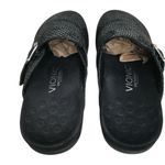Vionic  Calgary Leather snake print  Black Orthaheel Comfort Mule Clogs  Sz. 7 Photo 4