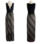 Ktoo maxi evening dress with side slit Black Photo 1