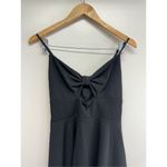 B Darlin B DARLIN Dress Size 9/10 Black Stretch Cut Out Zippered Adjustable Straps Photo 3