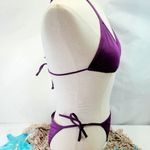 Victoria's Secret  triangle tie bikini top with tie back triangle bikini bottoms Photo 3