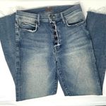 MOTHER Denim The Fly Cut Stunner Ankle Fray Jeans Night Sz 27 – Brand New Blue Photo 12