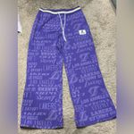 Nba Women’s size M  Purple Track Pants with Logo Photo 4