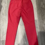 EXPRESS Columnist Mid Rise Ankle Red Dress Pants Photo 1
