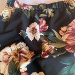 Vintage Y2K 90s Chapter One Black Flowered Pants Women’s Small Photo 4