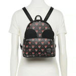 Danielle Nicole NWT Dani - x Disney Black Minnie Mouse Mini Backpack, Polka Dot Photo 1