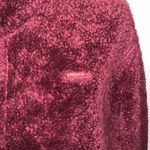 Reebok  maroon winter warm teddy fleece pullover sweatshirt Photo 1