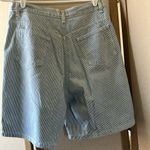 Faded Glory FINAL MARKDOWN  Blue and White Striped shorts 16 Photo 7