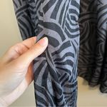 Oscar de la Renta ✨ Vintage  Women’s Black Gray Patterned Sheer Swim Cover Up Med Photo 7