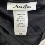 ANDIE  Tulum Cross Back Black One Piece Swimsuit Size XL Photo 4