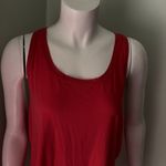 Lululemon  Love Tank Top Pleated Racerback Poppy Coral Pima Cotton Size 10 Photo 6