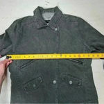 Calvin Klein Vintage  Black Wash Denim Biker Style Jacket Women’s Size Small Photo 9