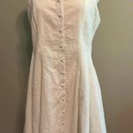 Chelsea and Violet White Embroidered Dress NWT 100% Cotton SZ L Embroidered LWD Photo 0