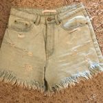 ZARA High Waisted Cutoff Shorts Photo 0