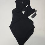 H:ours  Kyoto Bodysuit in Black Photo 2