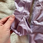 Zella Size XSmall XS Long Sleeve Top Hand Covers Pullover Running Lilac Workout Photo 3