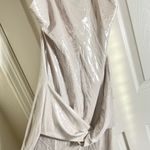 ZARA  NWT MAXI FOIL HALTER DRESS
SIZE LARGE Photo 4