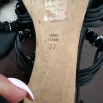 JEAN MICHEL CAZABET GOTH CORINA EMBELLISHED BLACK STRAP HEELED SANDAL CAGE SHOES Size 7 Photo 5