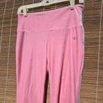Juicy Couture  pink velour flare leg track pants S Photo 1