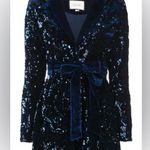 Alexis 
Pamina Sequin Romper In Blue Photo 0