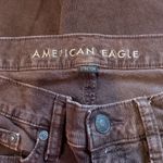 American Eagle 90s Straight Brown Corduroy Pants Womens 6 Stretch Cabincore Photo 4