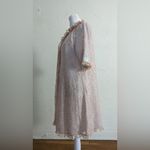 SAKS FIFTH AVENUE ODETTE BARSA VINTAGE 60's Lace Robe in Pastel Pink Blue Size undefined Photo 3