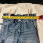 Ashley Mason  High Waist Paper-bag Tie Front Raw Hem Jean 5 Juniors Coquette Photo 6